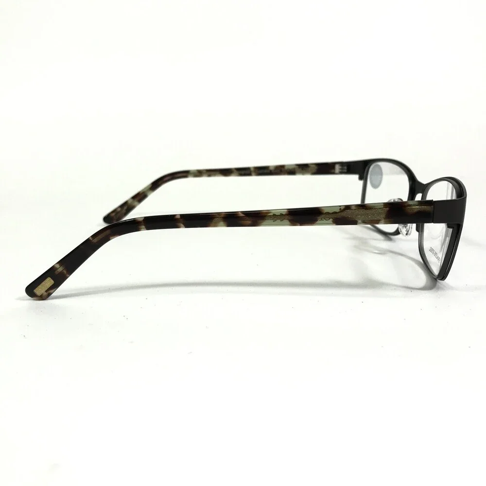 Iconik Eyeglasses Frames Suzy C01 Black Tortoise Rectangular Full Rim 53-16-135